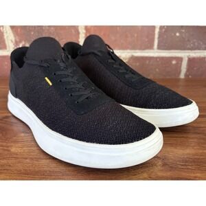 Casca Avro Shoes Mens Size 9.5 Black Knit Casual Sneakers Lightweight Comfort